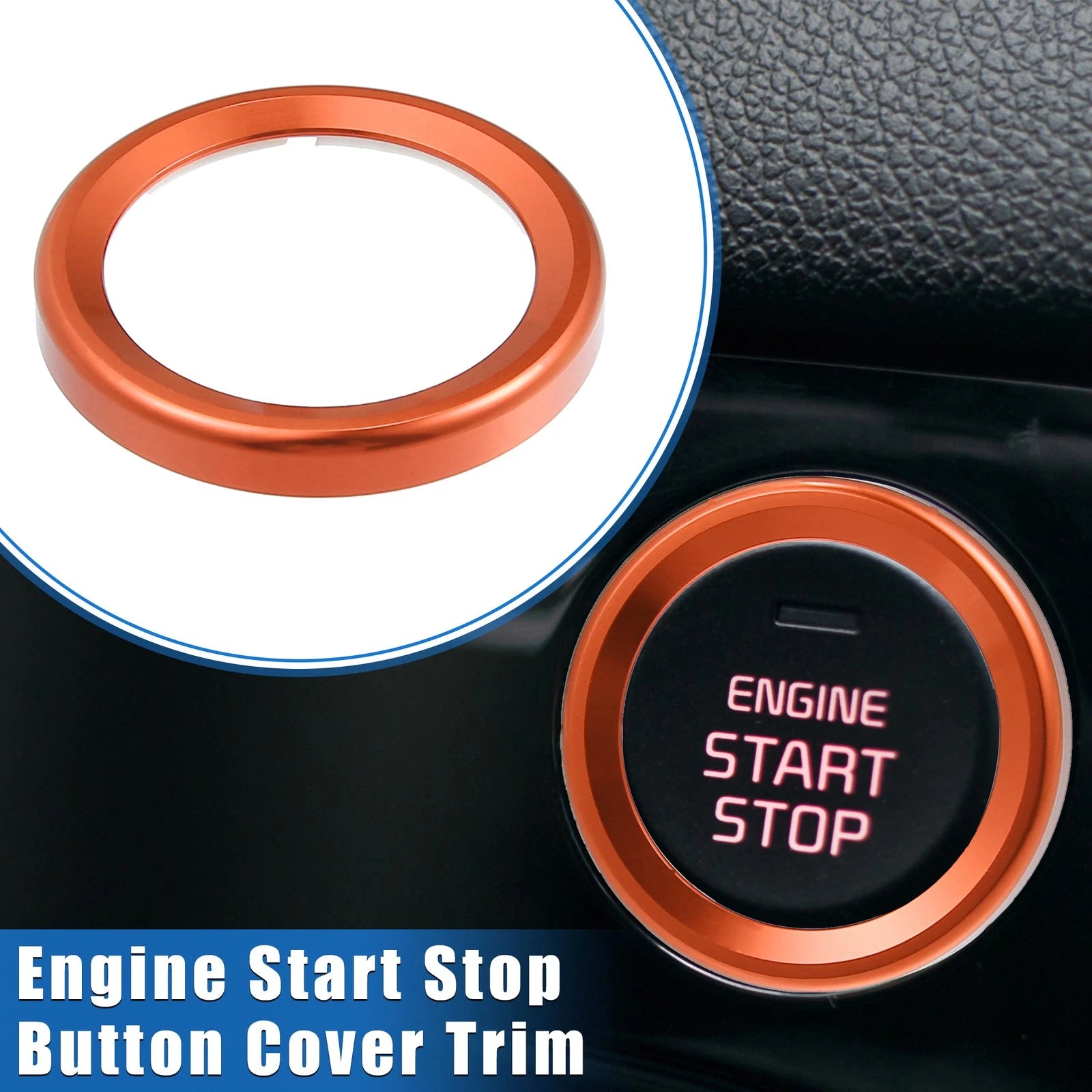 Engine Start Stop Push Button Cover Trim for Ford Maverick (2022–2024)