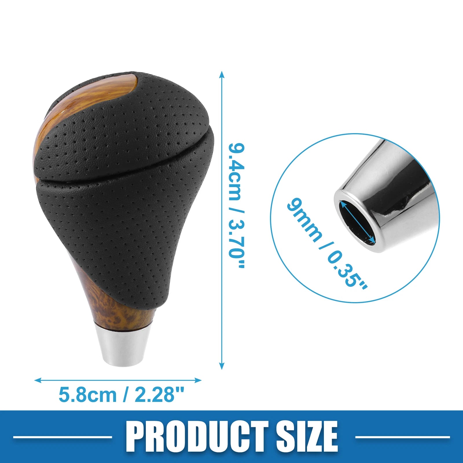 Gear Shift Knob for Lexus ES300h ES350 GS300 GS350 (2013–2021) Black Yellow