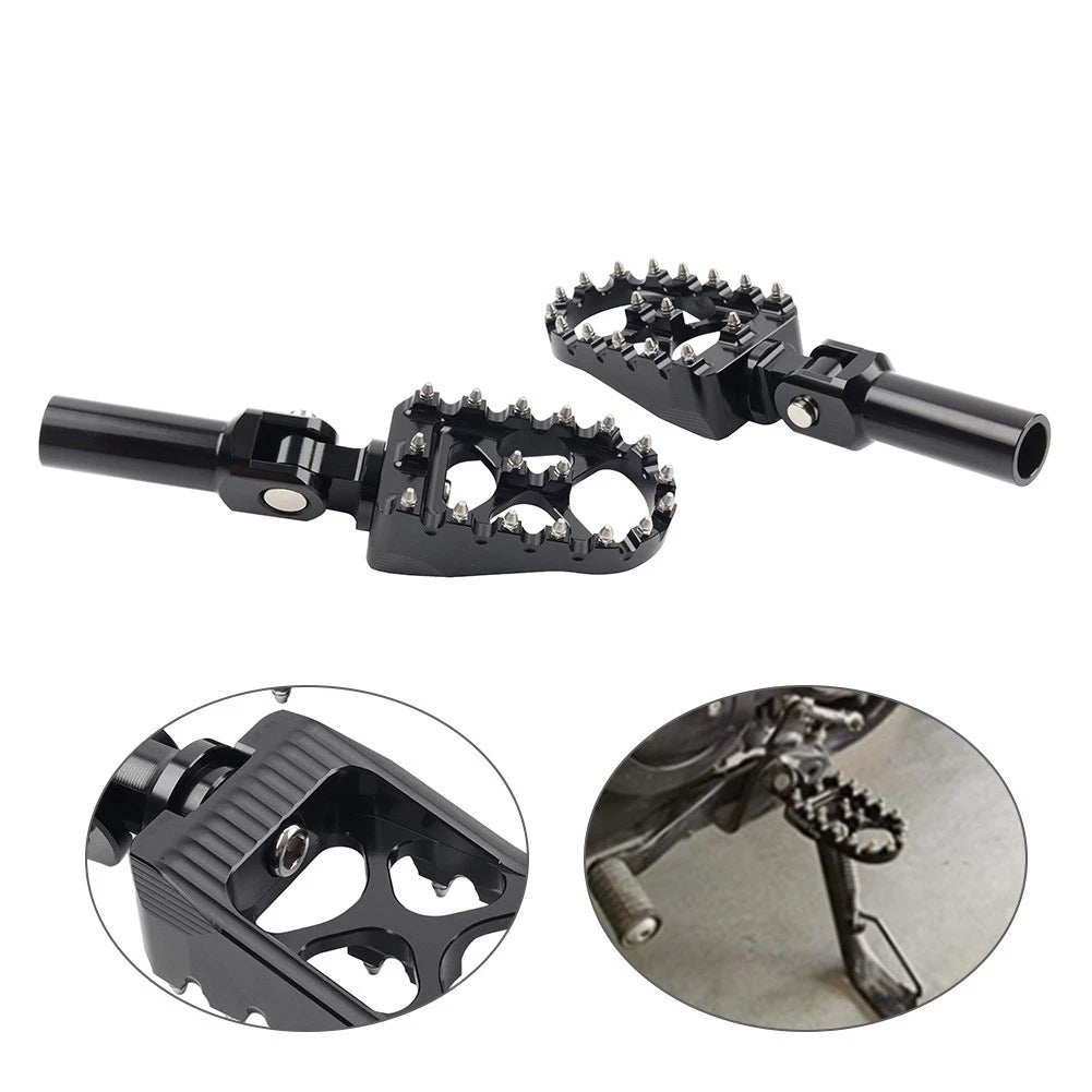 4-Hole Rear Foot Peg Passenger Pedals for Harley Softail Slim FLS (2012–2017)