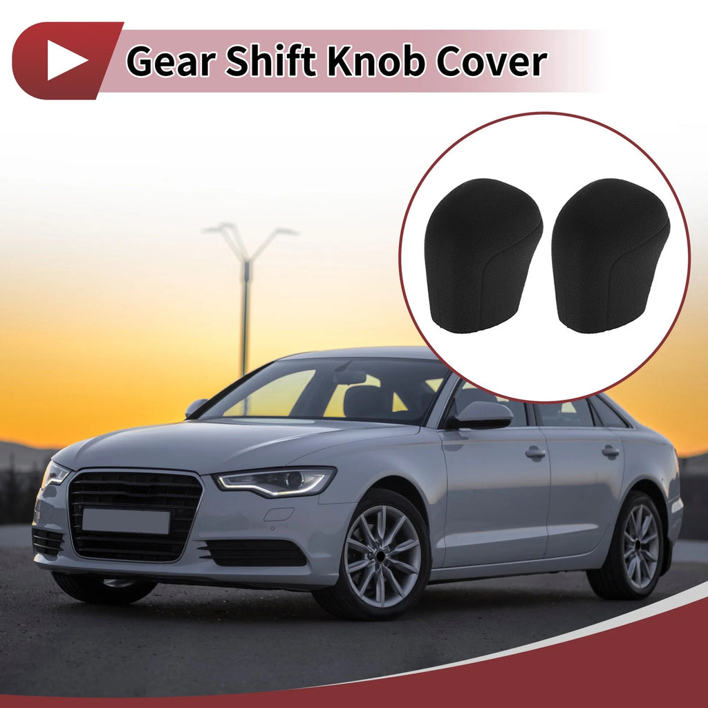 Gear Shift Knob Cover Universal Silicone Black (Car SUV)