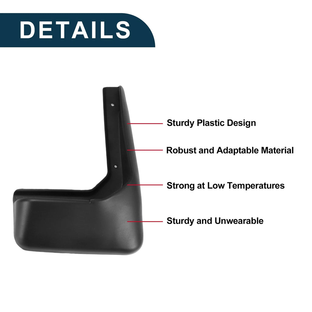 Mud Flaps Splash Guards 1 Set Mud Guards for Toyota Avanza (2005–2010)