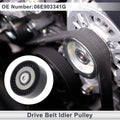 Drive Belt Idler Pulley Replacement for Audi A5 (2005–2016)