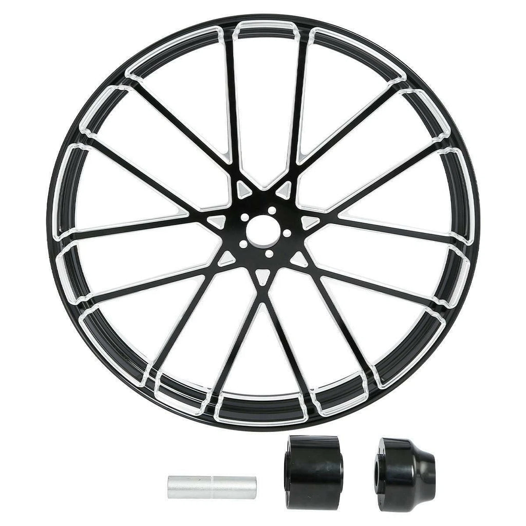 ABS 23" Front Wheel Rim & Single Disc Hub for Harley Electra Glide (2008–Present)