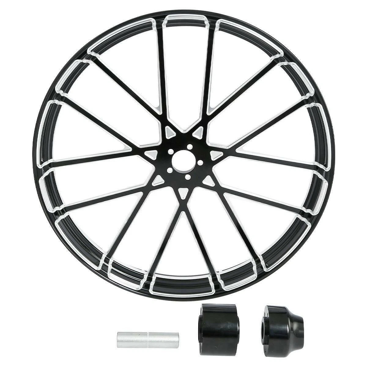 ABS 23" Front Wheel Rim & Single Disc Hub for Harley Electra Glide (2008–Present)