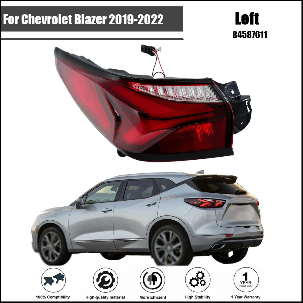LED Tail Light Assembly for Chevrolet Blazer (2019–2022) Rear Left Outer
