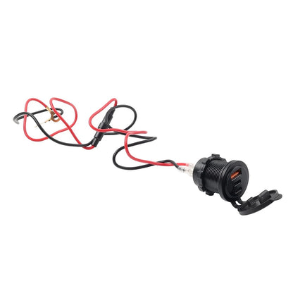 12V 24V Fast Power Charger Socket Outlet for Car Boat RV
