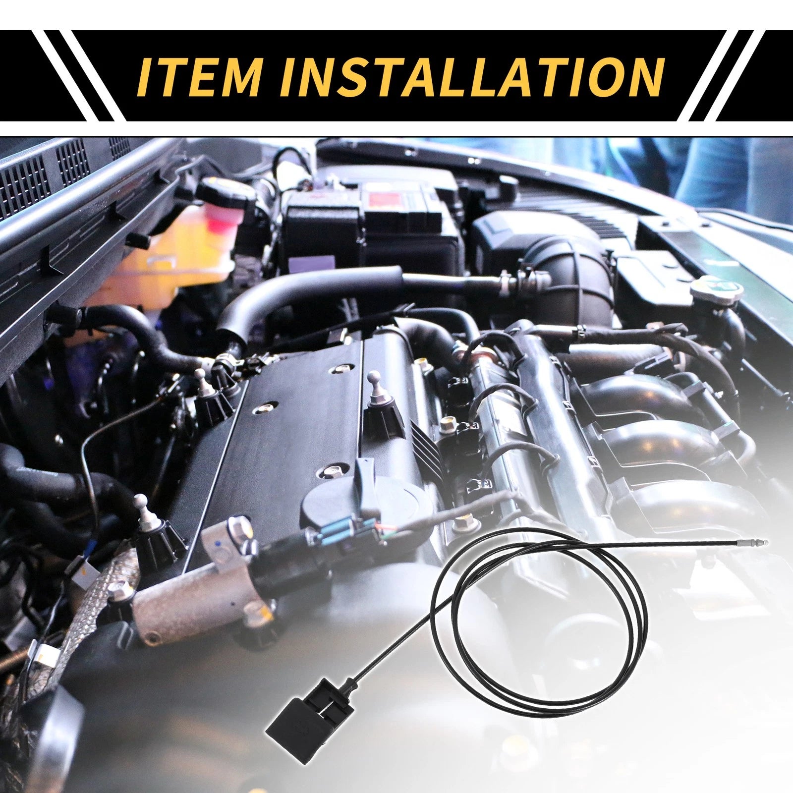 Hood Latch Release Cable Replacement for Toyota Tundra and Sequoia (2007–2020)