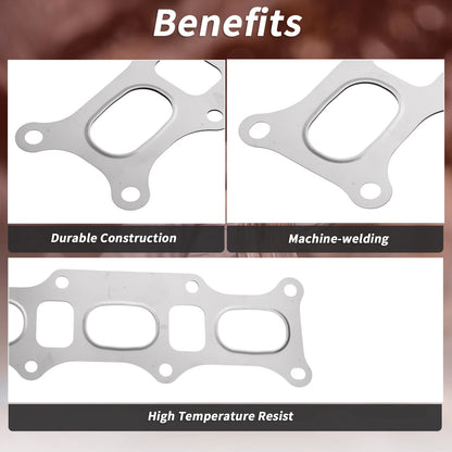 2X Exhaust Manifold Header Gasket for Audi A4 A5 A6 A7 A8 (No. 059253039N)