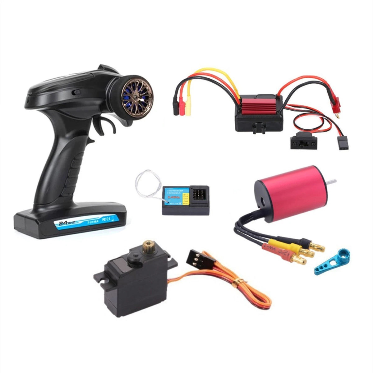1/16 RC Car Remote Control & Brushless Motor ESC for WLtoys A979 A959-B