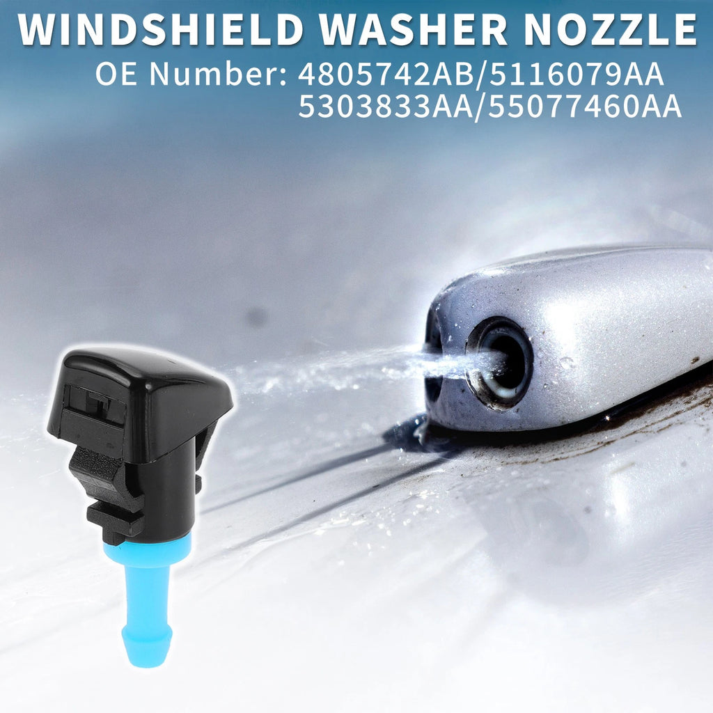 Front Windshield Washer Nozzles Pair for Dodge Durango (2004–2009)