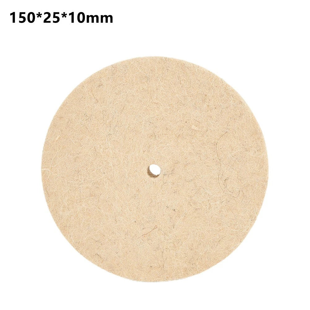 6in Wool Felt Polishing Buffing Wheel for Rotary Tools (150mm)