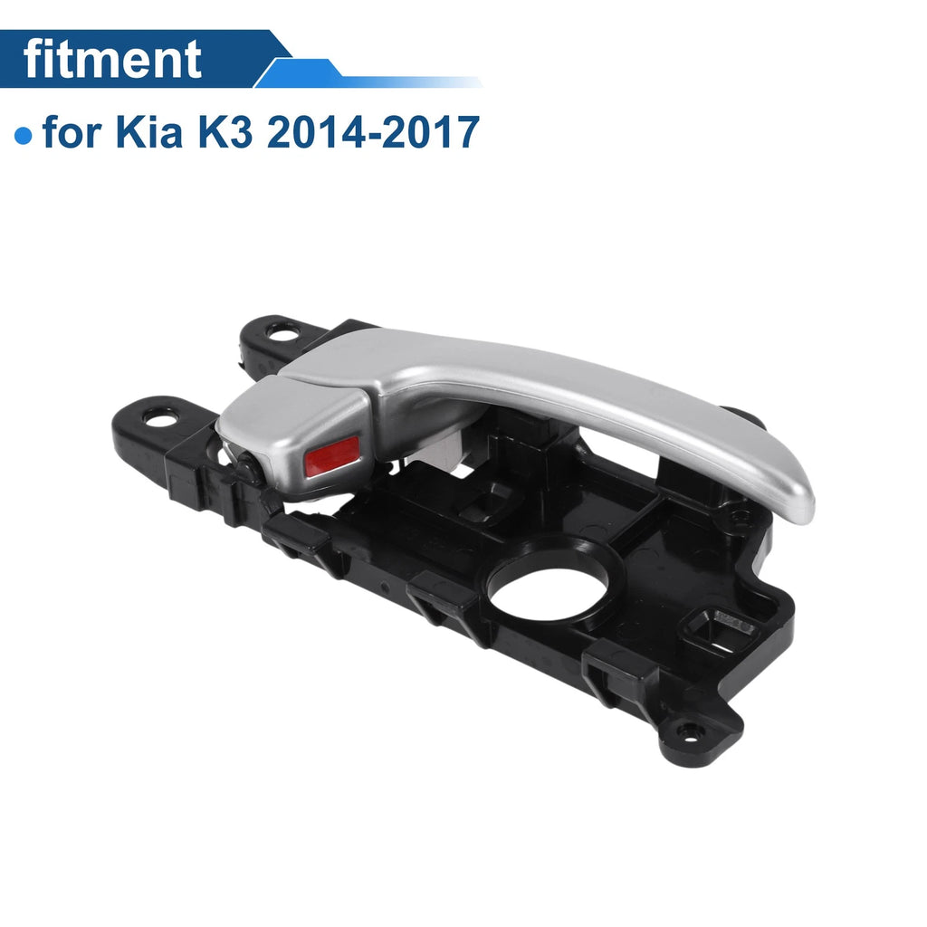 Front Driver Side Interior Door Handle for Kia K3 (2014–2017) Black Chrome