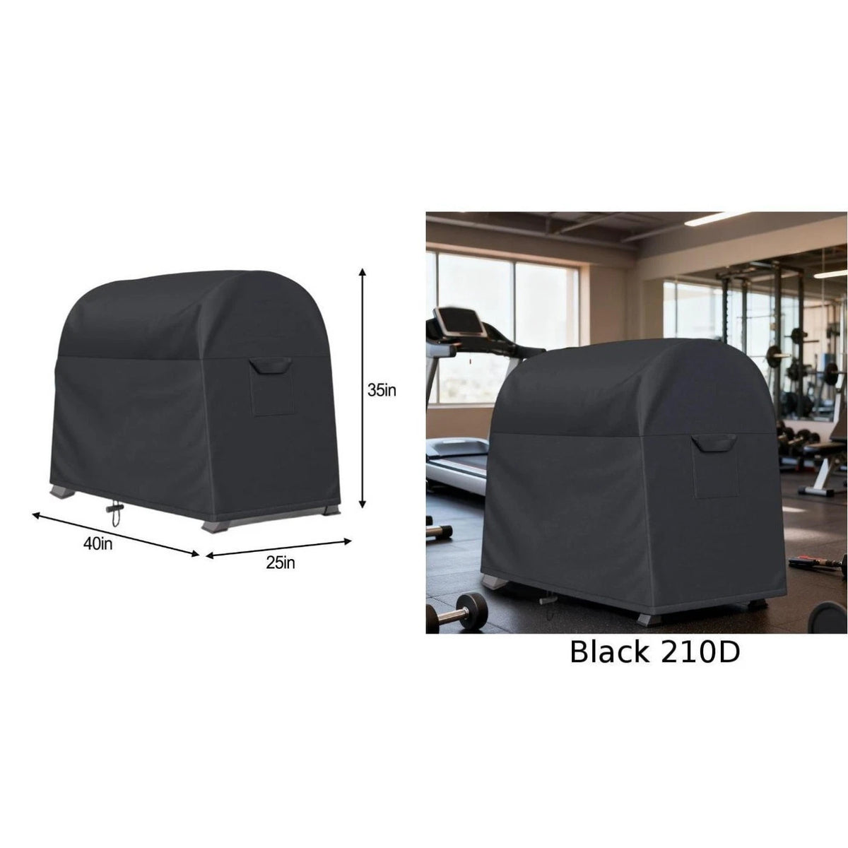 Adjustable Dumbbell Rack Cover for Dust Protection (210D Oxford Cloth)