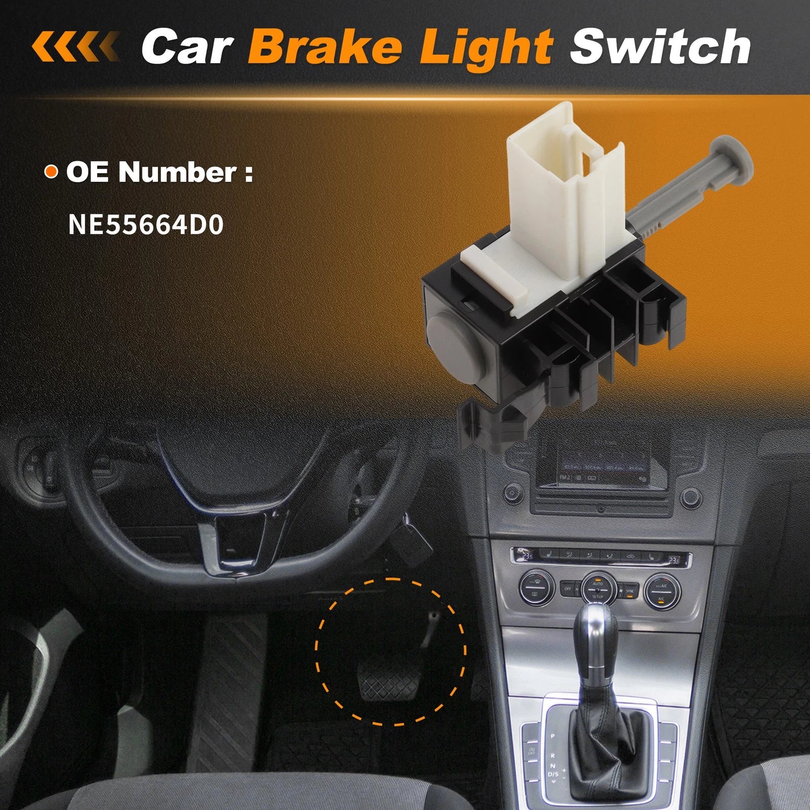 Brake Light Switch Replacement for Mazda 3 (2008–2014)