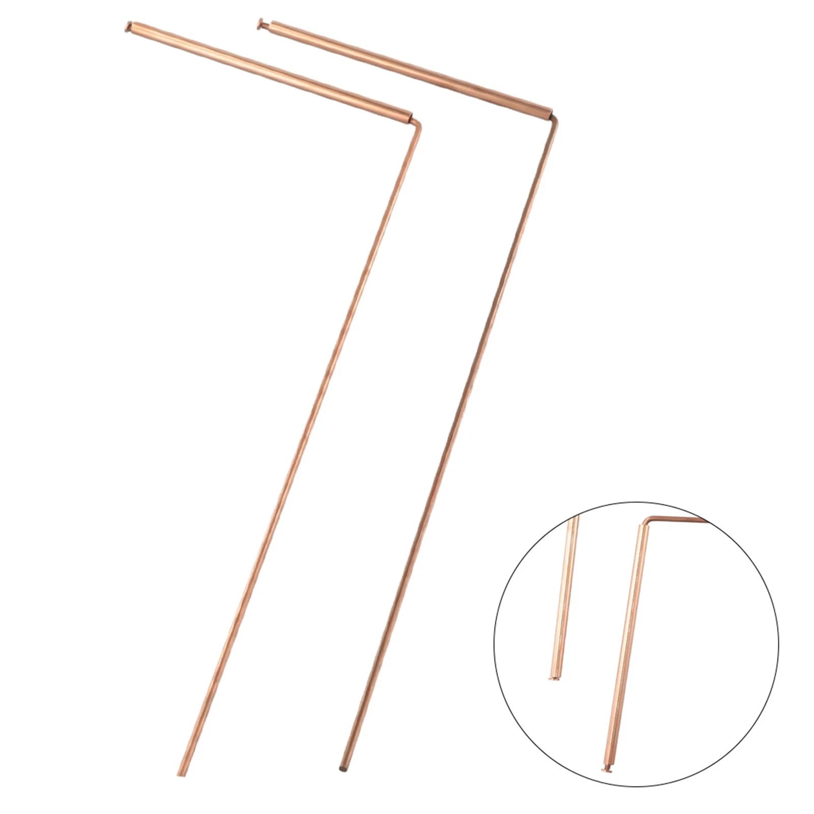 2X Copper Detector Rods for Essential Tool Set