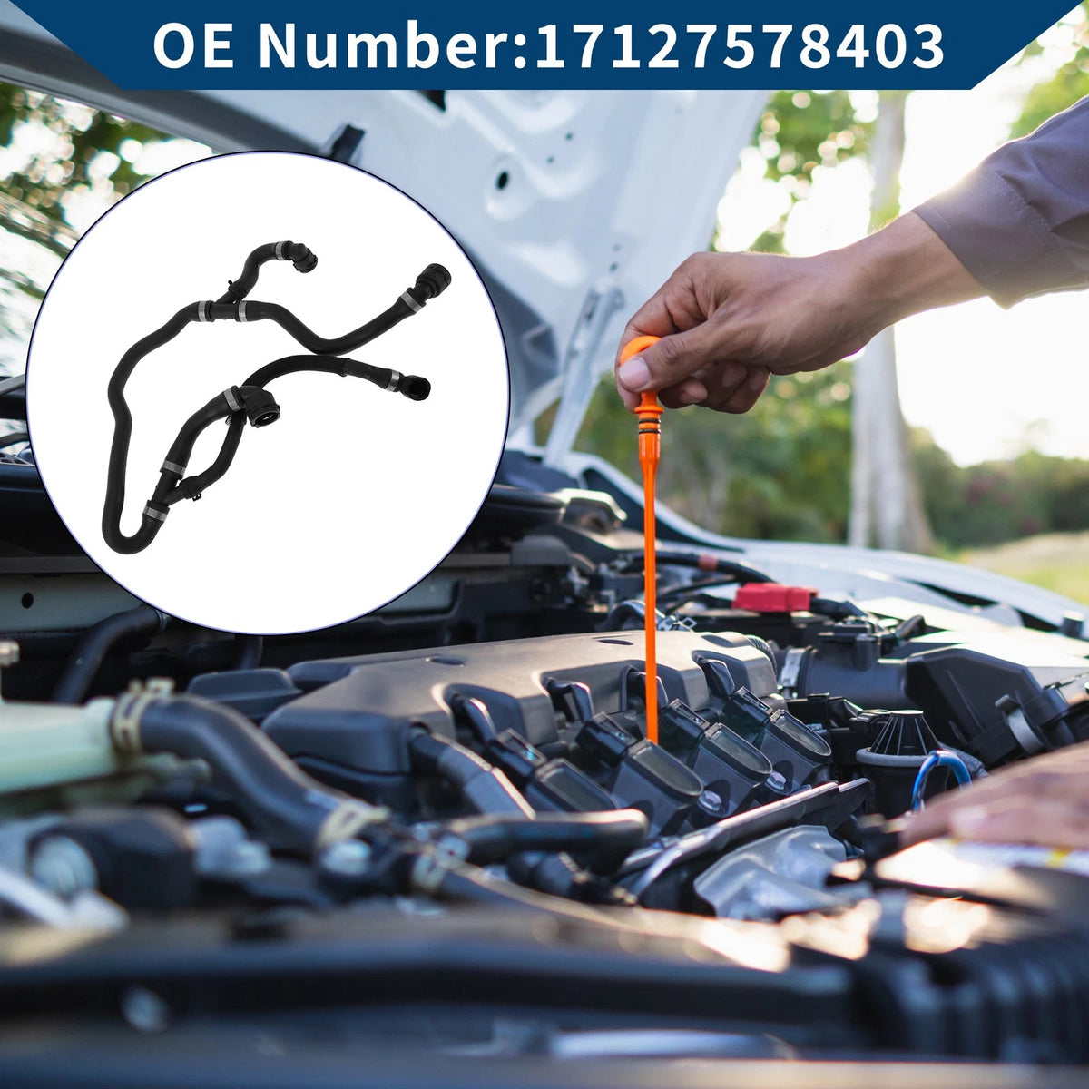 Radiator Hose Replacement for BMW 5 Series F10 523i 528i 530i (2009–2013)
