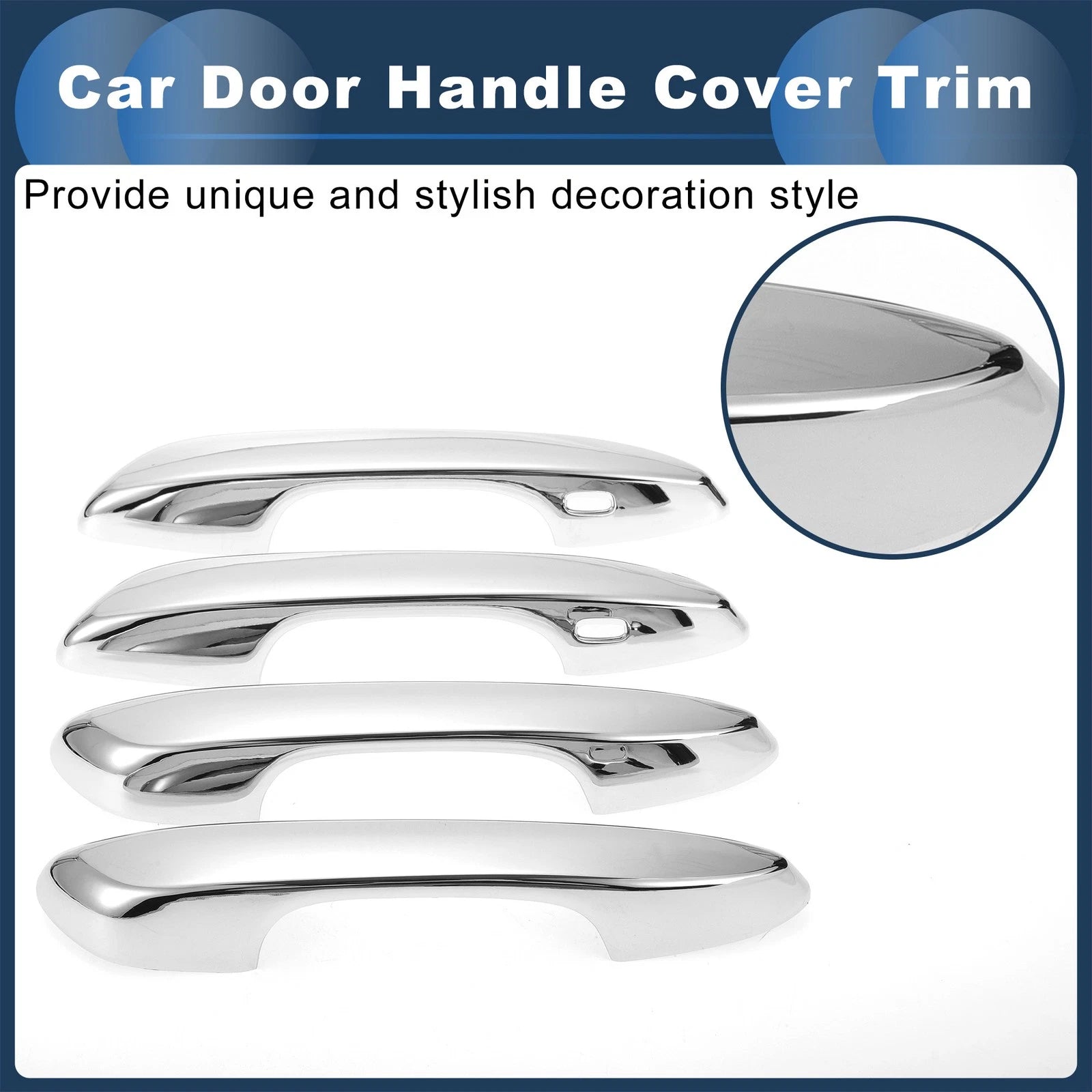 Door Handle Cover Trim Side Door Handle Replacement for Toyota Lexus LS (2013–2021)