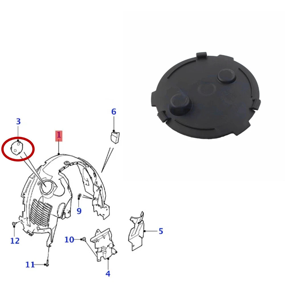 Wheel Housing Liner Cover for Jaguar F-Pace, XEL, XFL (2016–2023)