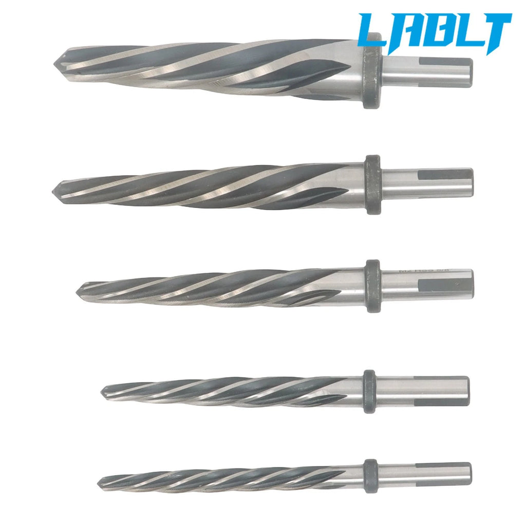 5-Pc M2 Taper Chucking Reamer Drill Bit Set 3/8" to 1"