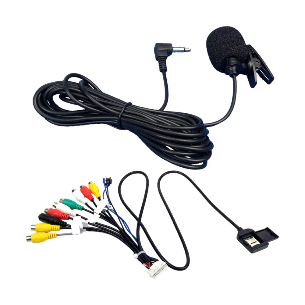 SIM Card Slot Adapter for Car Radio with Microphone for Fast Installation