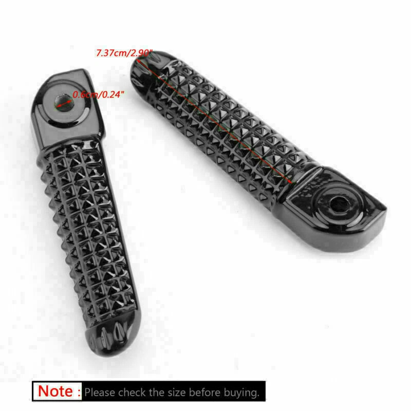 Rear Foot Peg Footrest for Yamaha YZF R1 (1998–2014), R6 (1999–2014), R6S (2003–2008) Black T9
