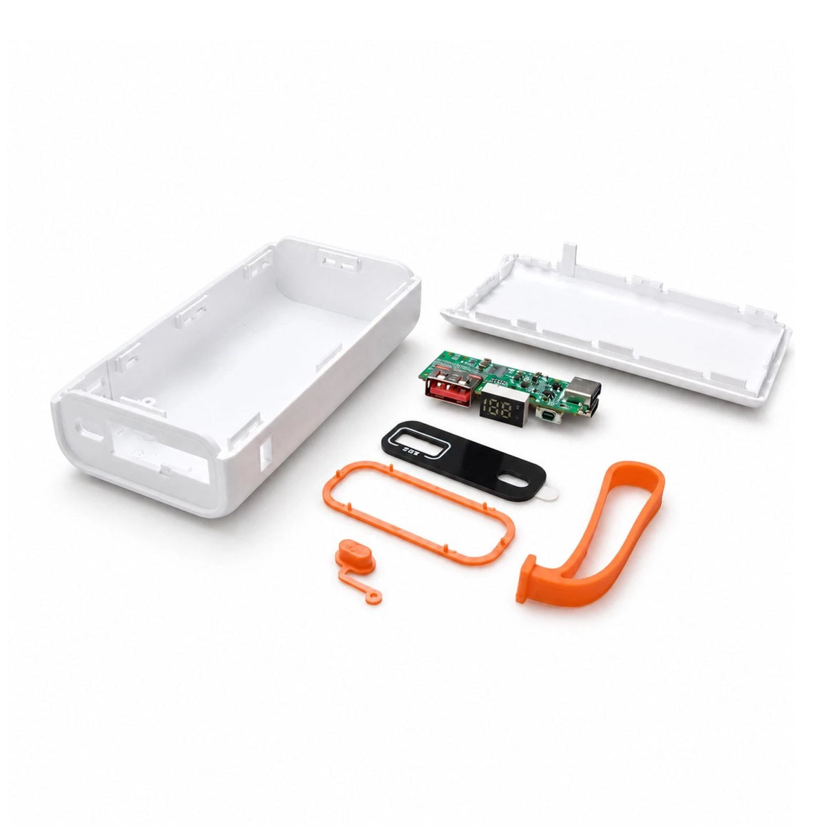 Power Bank Case Cover for PC/Smartphone (21700) with LCD Display