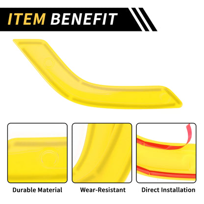 Front Rear Door Handle Panel Bezel Cover Trims for Jeep Wrangler JK JLU (2007–2023) Yellow