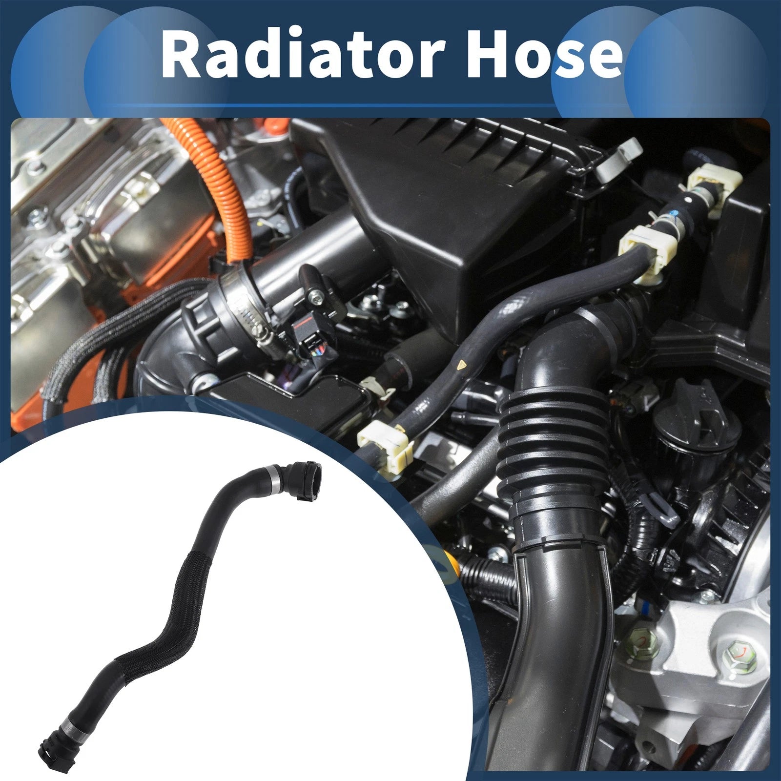 Radiator Hose Replacement for BMW X1 and Z4 2012–2015 Rubber