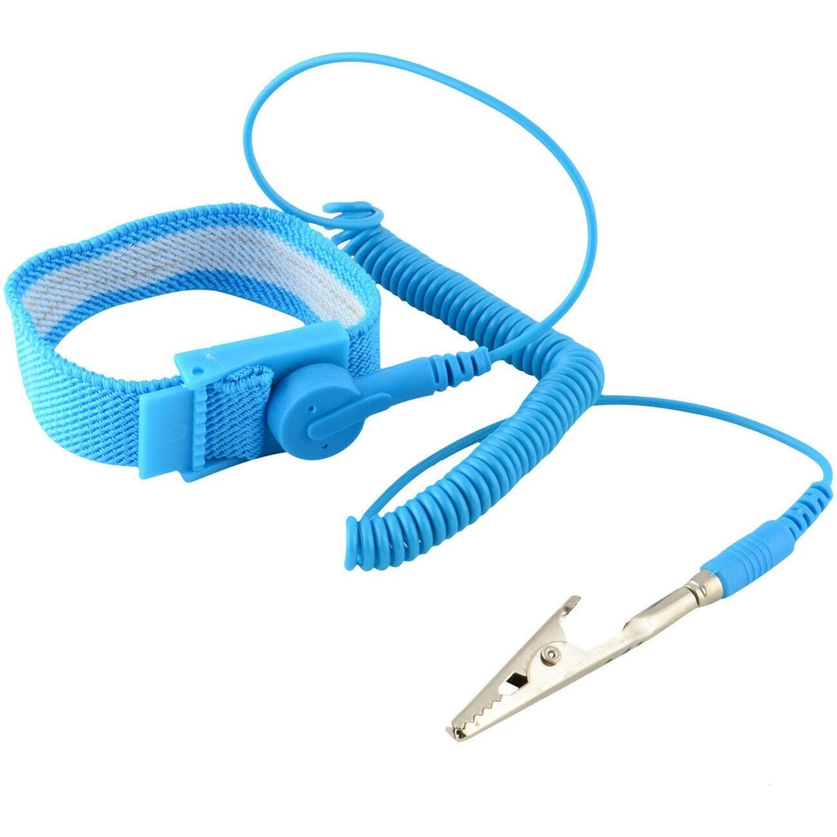 Anti Static Wrist Strap with Grounding Clip for ESD Compliance