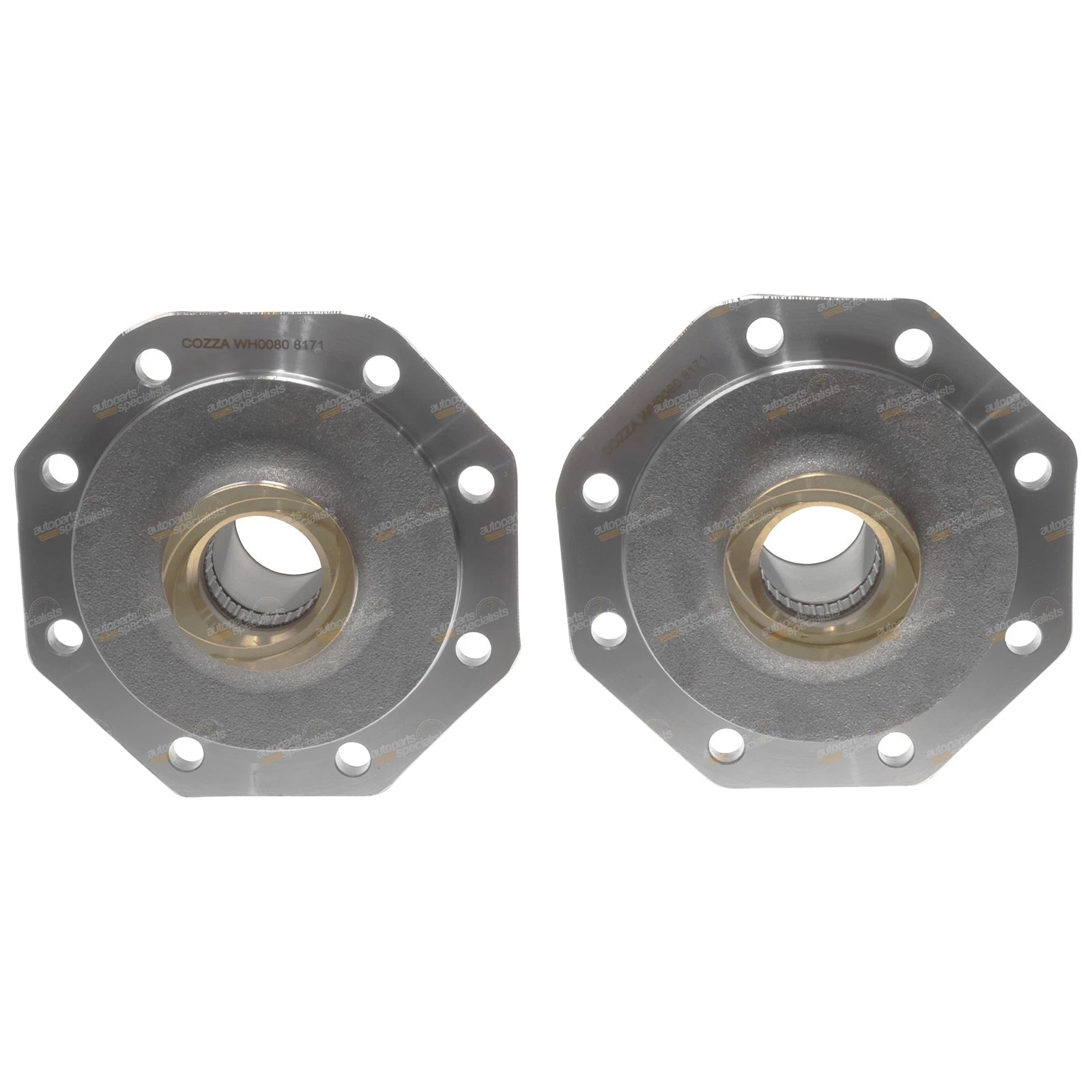 2 Front Hub Steering Knuckle Spindles for Landcruiser (1976–2007)