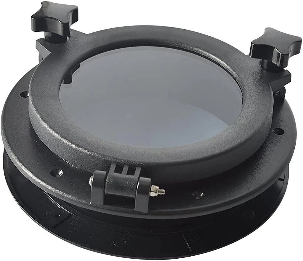2Pcs 10" Round Opening Portlight for Boat (Replacement Window)