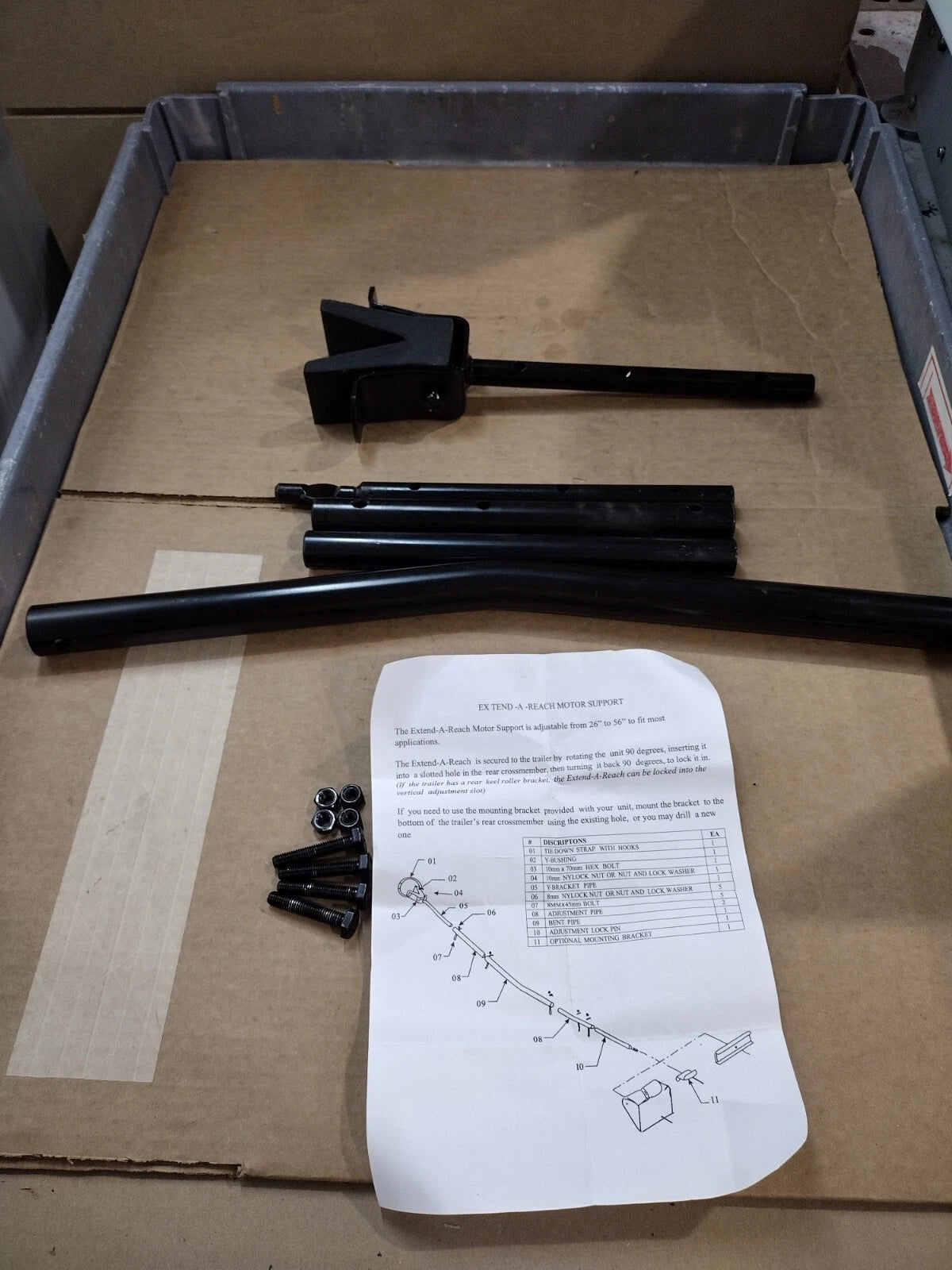 Extend-a-Reach Motor Support for Springfield 1780250 (Used)