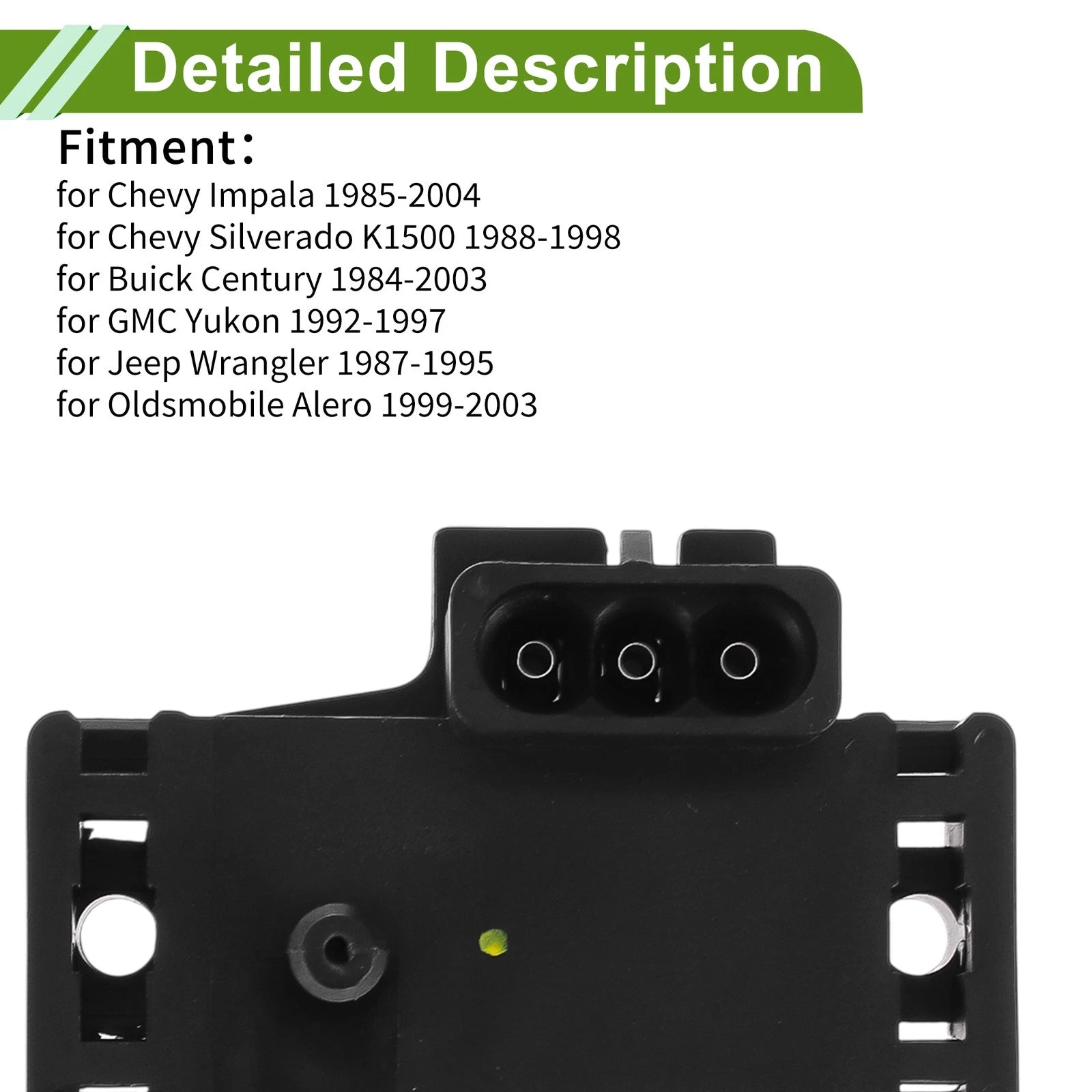 MAP Sensor for Chevy Impala (1985–2004) No.1580380
