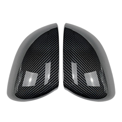 2X Carbon ABS Rear View Mirror Cover Shell for Mercedes Benz C-Class (2022–2025)