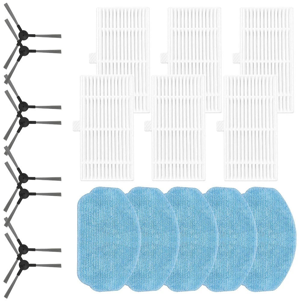 Mop Pads, Filters, and Side Brushes for