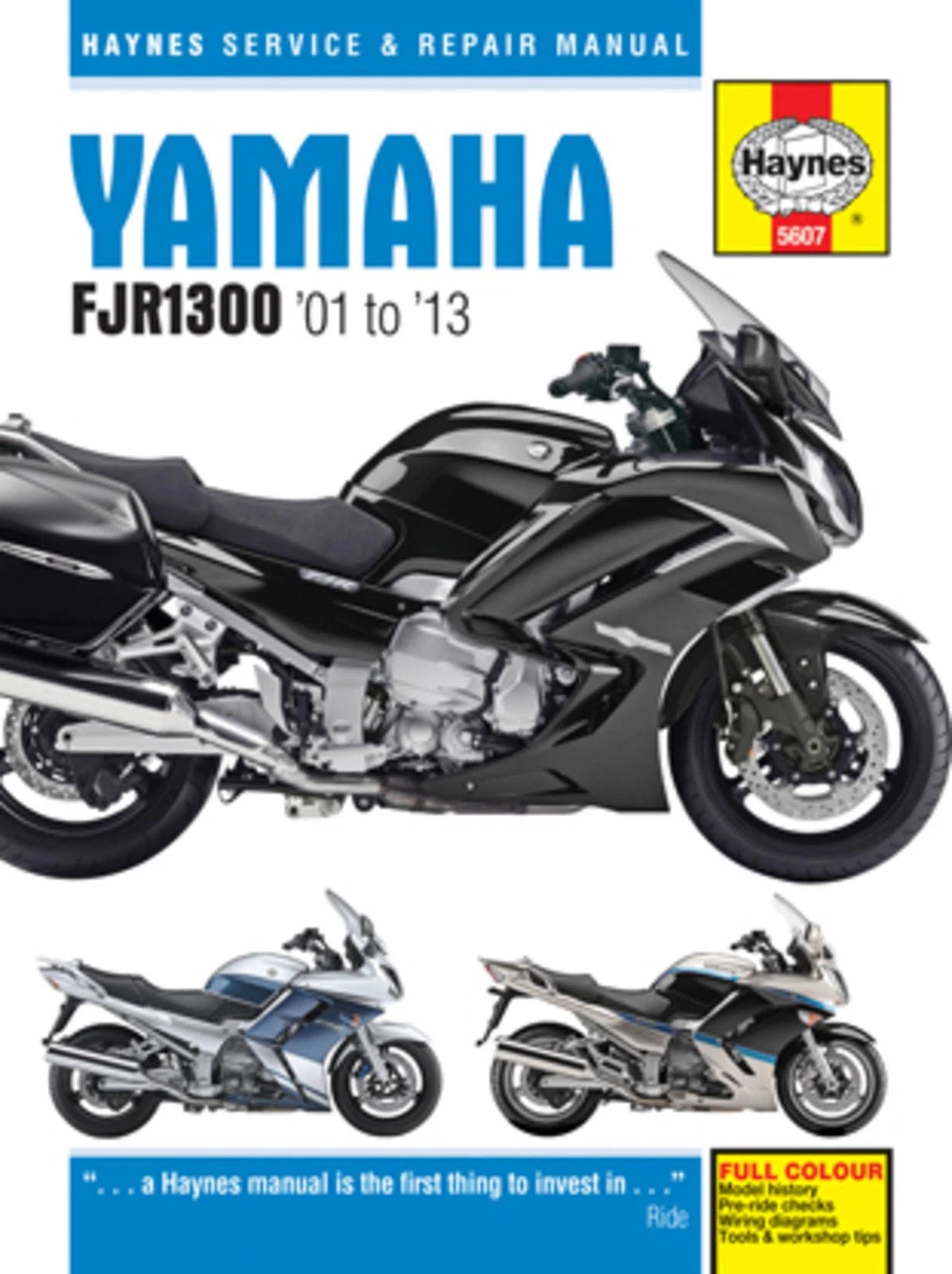 Workshop Repair Manual for Yamaha FJR1300 (2001–2013)