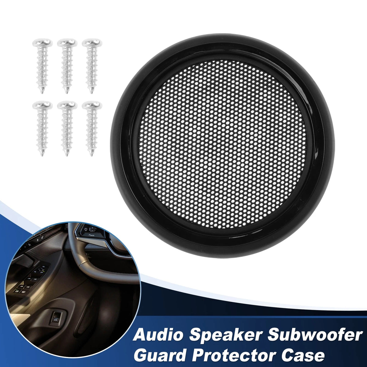 Speaker Grills Cover for BMW Mini Cooper Clubman R55 (2007–2014) Black Gloss