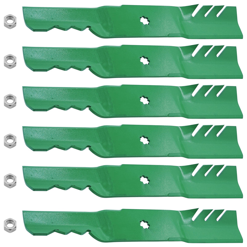 54 Inch Deck Blade with Nut for John Deere GX21694 GX21380 (2018–2025)