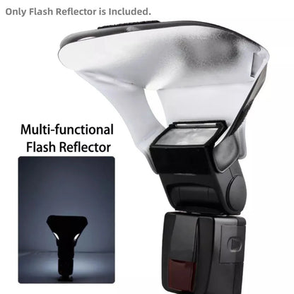 Speedlite Diffuser for Flash Light with 3 Color Reflector Board
