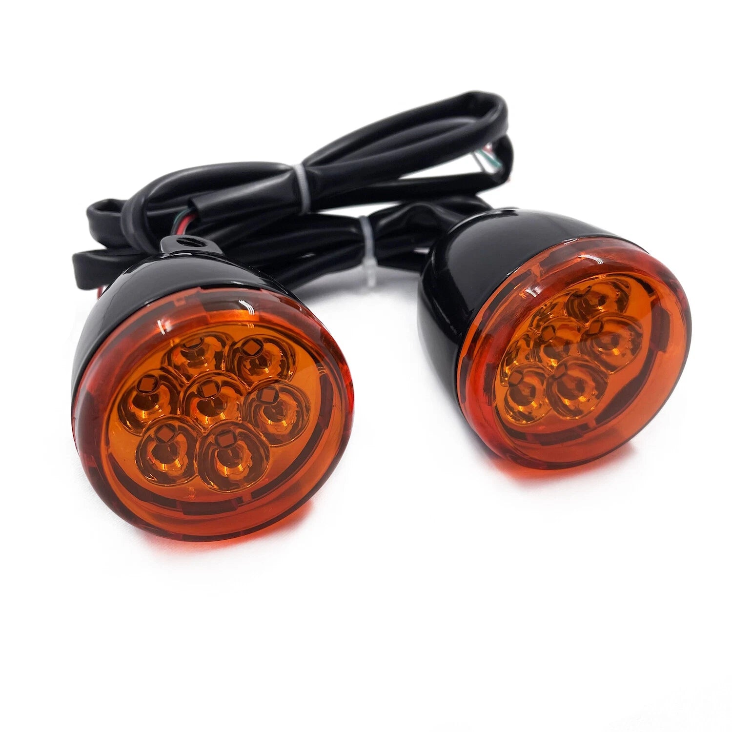 Front Running Brake Turn Signal Light Indicator Amber for Harley Sportster (1992–2023)