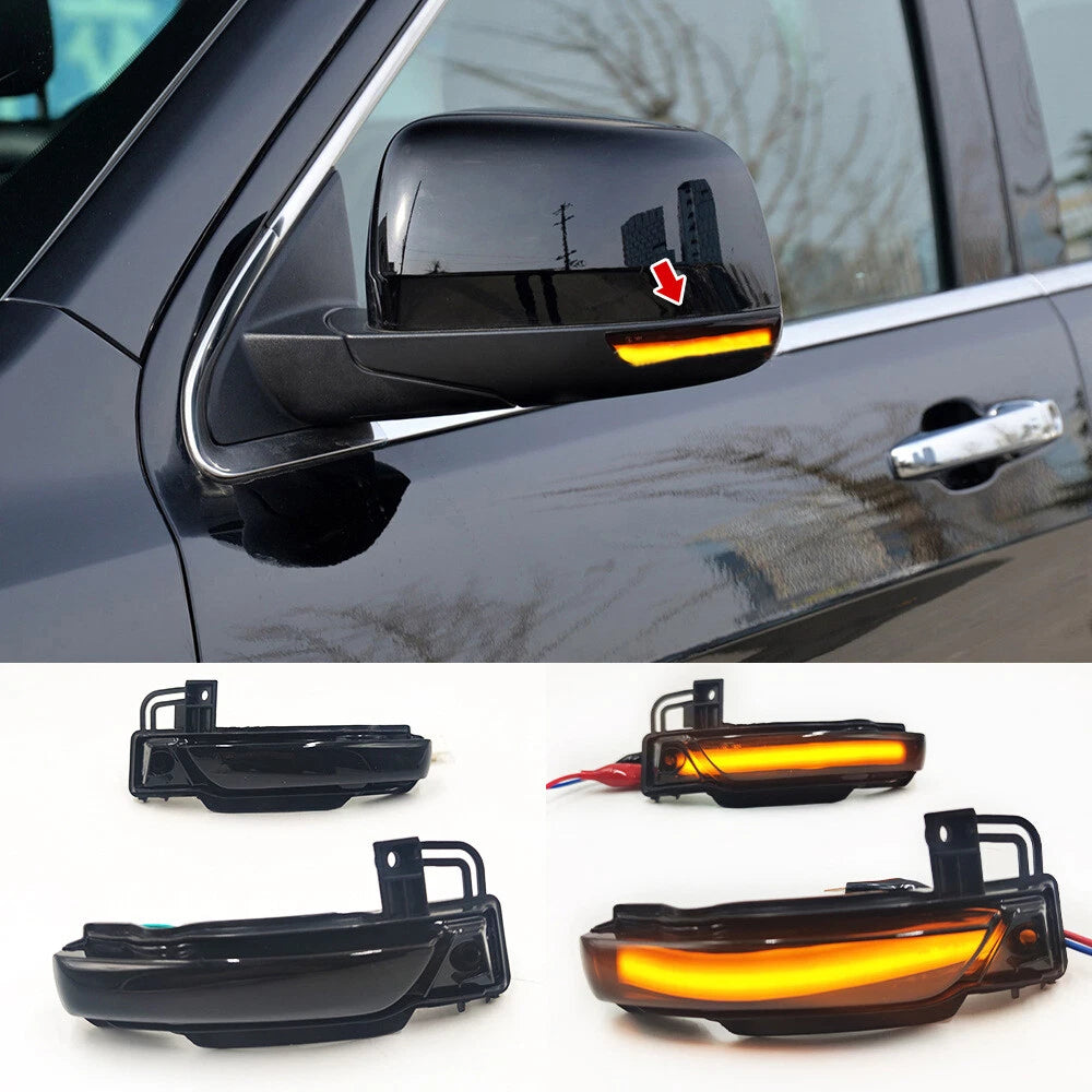 2X Dynamic Blinker Side Mirror Light Indicator for Jeep Grand Cherokee (2011–2022)