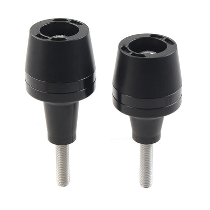 2X Frame Sliders Crash Protector for Yamaha Suzuki Honda Kawasaki Universal Black
