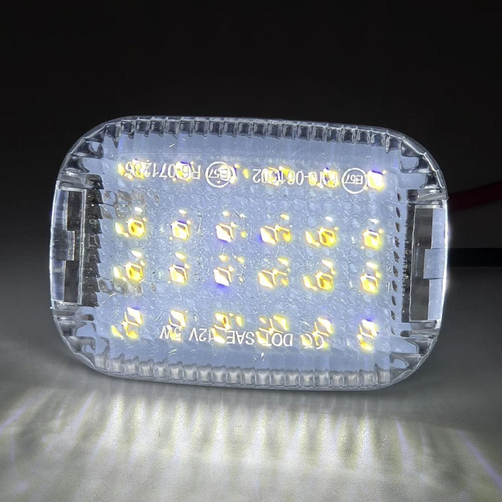 2X 12V 24 LED Ceiling Dome Lights for Ford Transit (2015–2024)