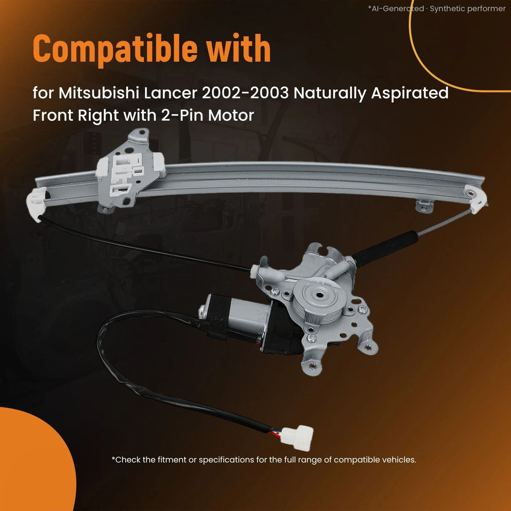 Electric Window Regulator + Motor for Mitsubishi Lancer (2002–2003)