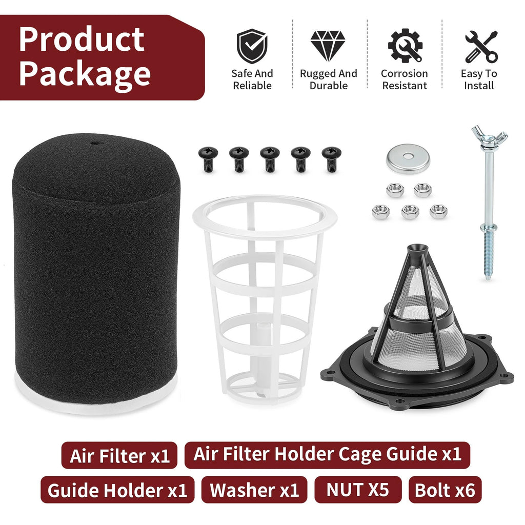 Air Filter Guide Kit for Yamaha YFZ450 (2004–2009, 2012–2013, 2017)