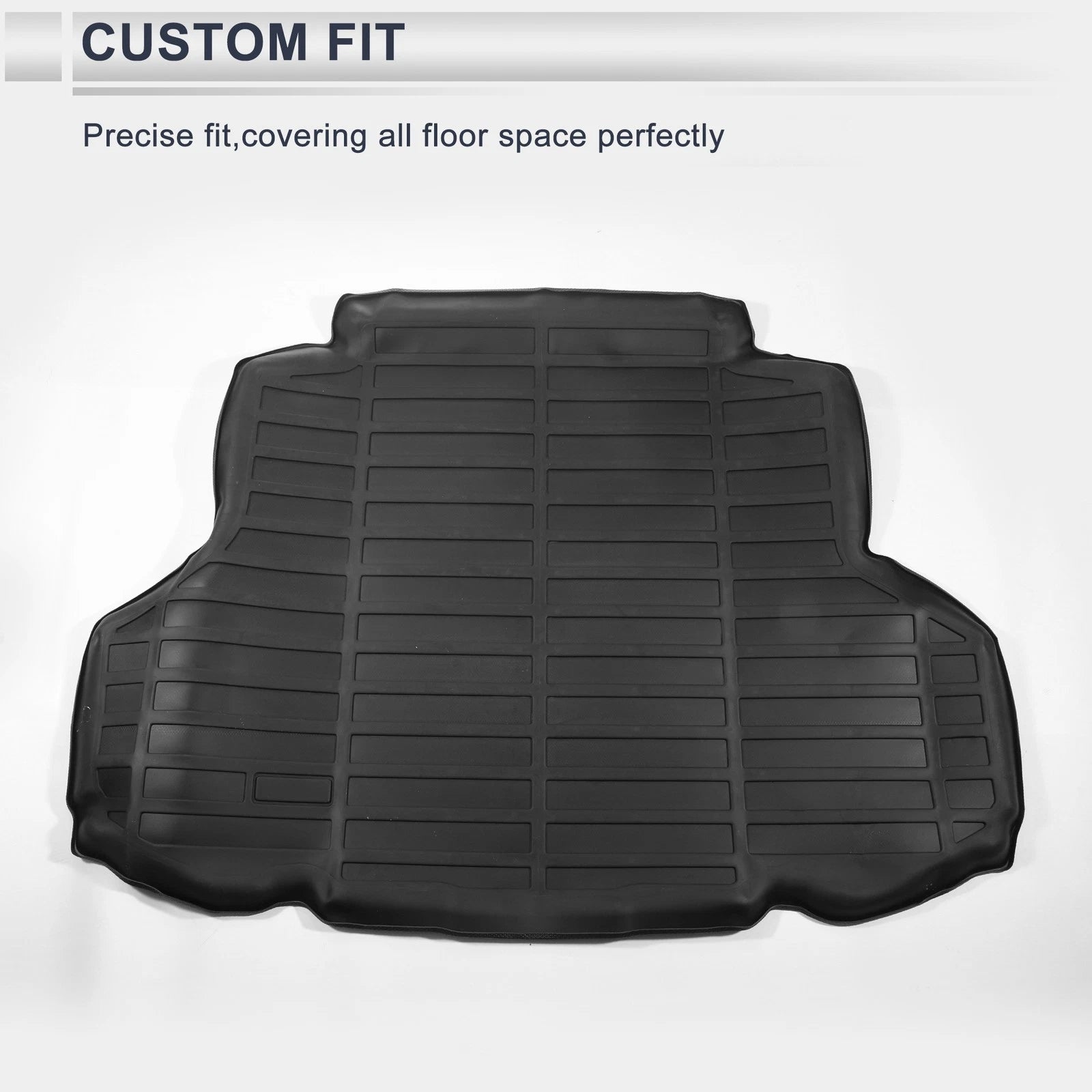 Rear Cargo Liner Trunk Mat Long Grid TPE for Mitsubishi Lancer (2001–2007)
