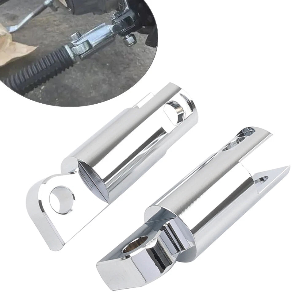 Universal Male Mount Foot Peg Extensions For Harley Touring Electra Road Glide
