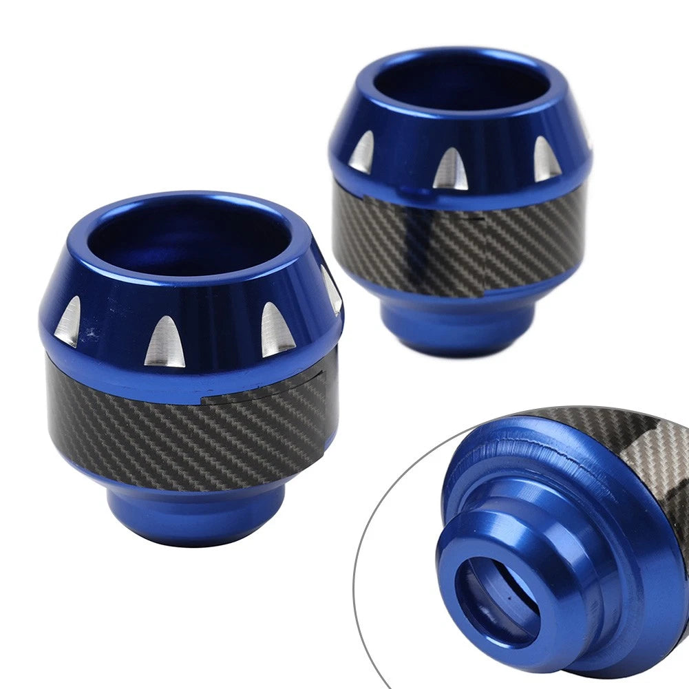 Front Fork Frame Sliders for Motorcycle (Alu Blue)