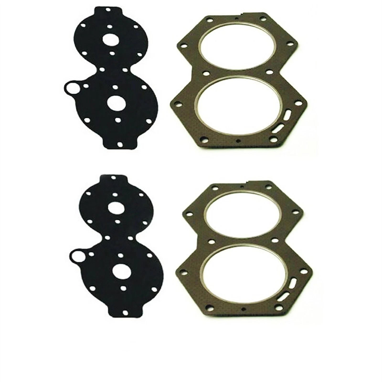 2X Head Cover Gasket Set for Evinrude Johnson V4 318358 (88–140 HP)