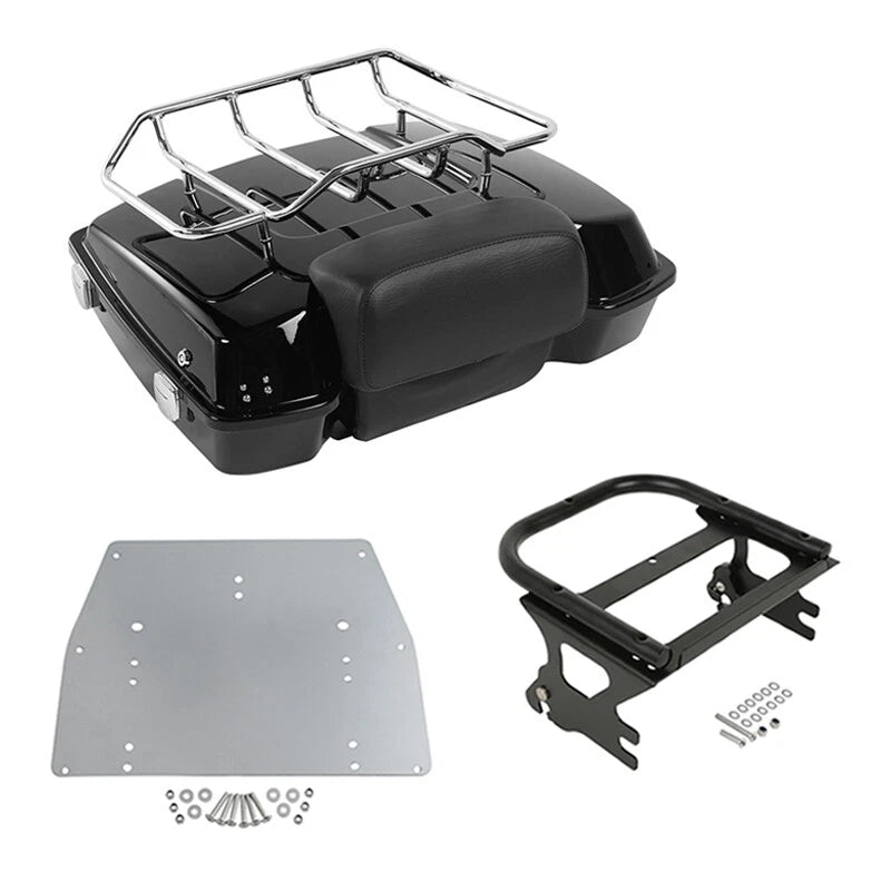 Razor Trunk Backrest Rack Mount for Harley Touring Electra Glide (1997–2008)